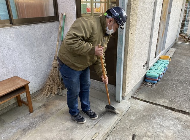 工事後の清掃
