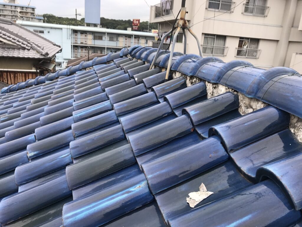 漆喰からの雨漏り