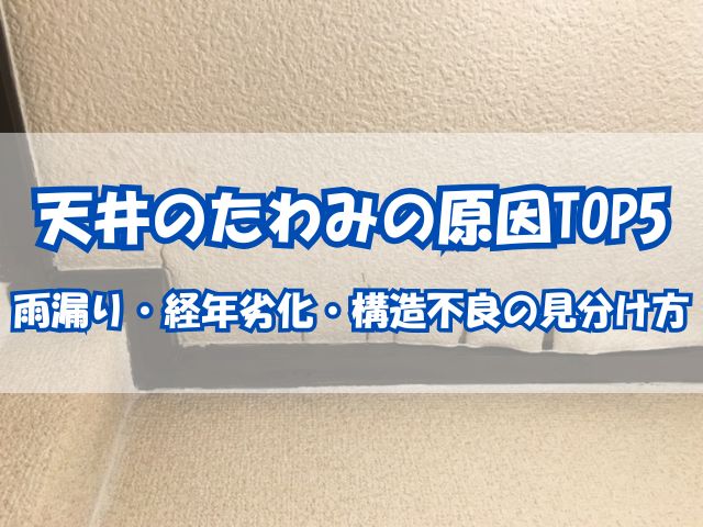 天井の剥がれ